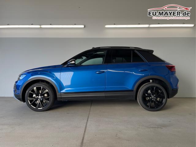 Volkswagen / T-Roc / Blau / / / TDI DSG Pano+Black Style+AHK+Navi+ergoActive+IQ.Drive+Kamera+Keyless