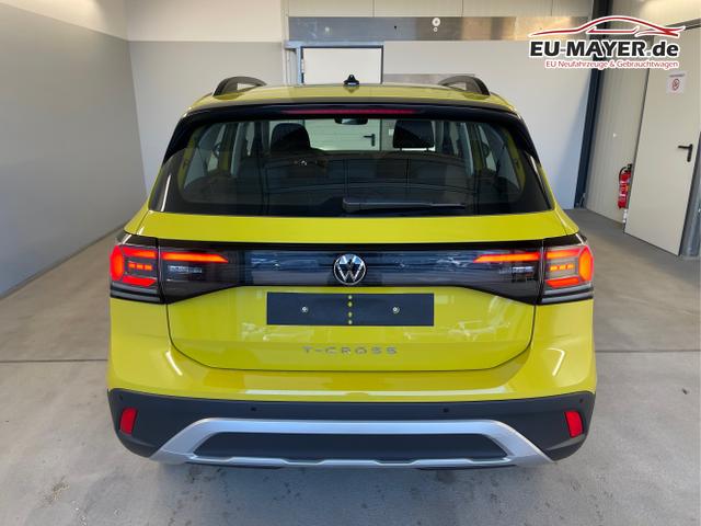 Volkswagen / T-Cross / Gelb / / / 95PS PDC vo+hi+Shz+App+Side+Travel