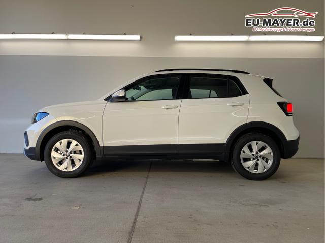 Volkswagen / T-Cross / Wei&szlig; / / / 95PS PDC vo+hi+Shz+App+Side+Travel