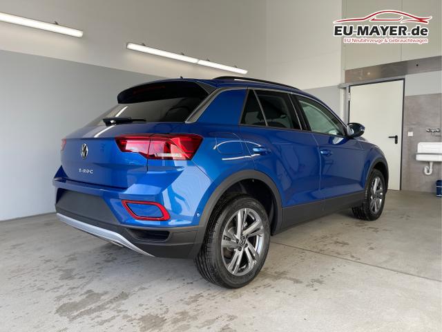 Volkswagen / T-Roc / Blau / / / 150PS AHK+Keyless+Kamera+ACC+Sitzheiz+Climatronic+Alu17