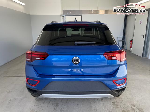 Volkswagen / T-Roc / Blau / / / 150PS AHK+Keyless+Kamera+ACC+Sitzheiz+Climatronic+Alu17