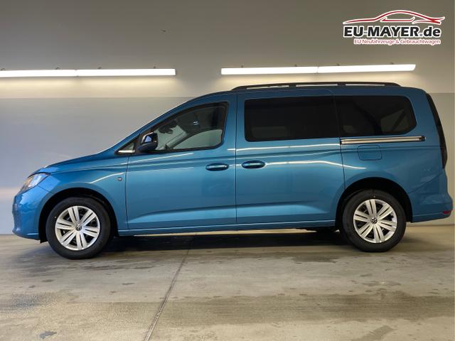 Volkswagen / Caddy / Blau / / / 115PS DSG AHK+7 Sitze+Kamera+App-Connect+Winterpaket+ACC+SideAssist