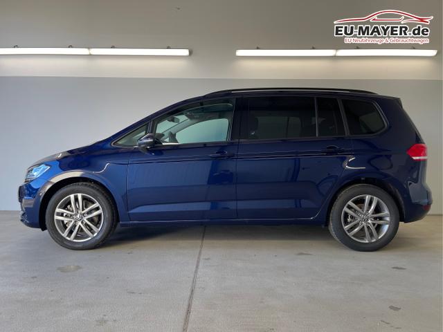 Volkswagen / Touran / Blau / / / 1.5 TSI DSG 7Sitz+AHK+IQ.Light+Kamera+Navi+eHeck+Keyless+Sitzheiz