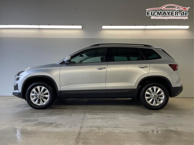 Skoda / Karoq / Silber / / / 150PS DSG AHK+Kamera+ACC+Kessy+Kamera+ParkPilot vo+hi+App