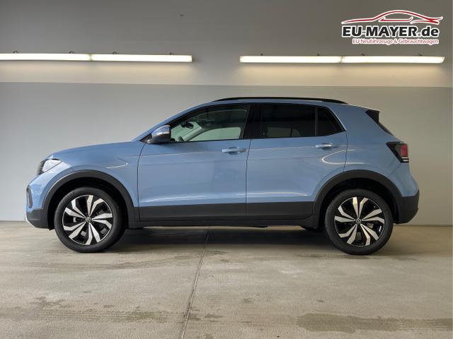 Volkswagen / T-Cross / Blau / / / 115PS DSG AHK+Navi+Kessy+Sitzheizung+App-Connect+ACC