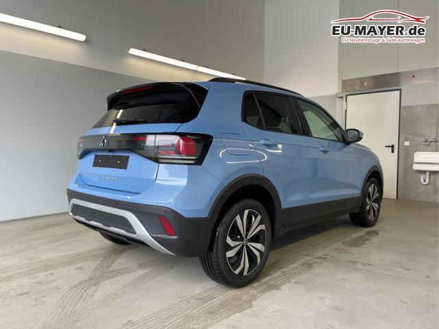 Volkswagen / T-Cross / Blau / / / 115PS DSG AHK+Navi+Kessy+Sitzheizung+App-Connect+ACC