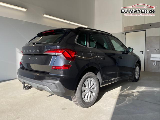 Skoda / KAMIQ / Schwarz / / / 115PS DSG Matrix+AHK+Kamera+PDC vor+hi+Kessy+Sitzheizung+GVL