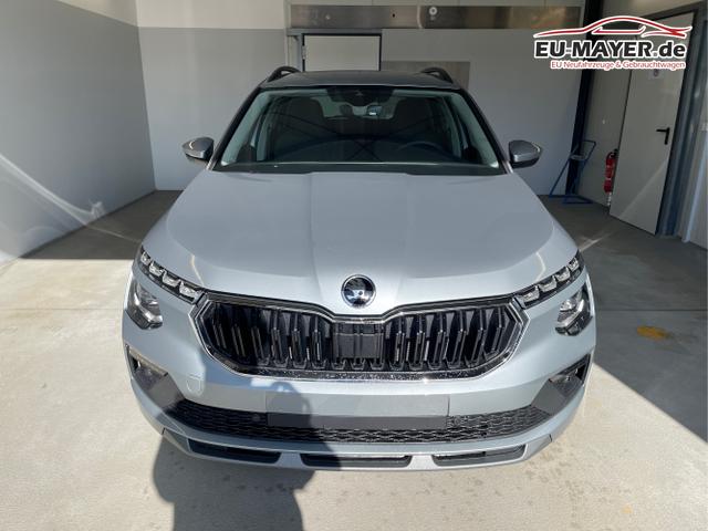 Skoda / KAMIQ / Silber / / / 115PS DSG Matrix+AHK+Kamera+PDC vor+hi+Kessy+Sitzheizung+GVL