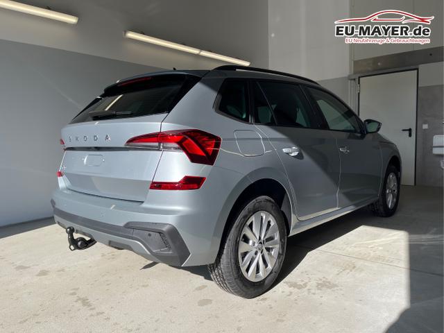 Skoda / KAMIQ / Silber / / / 115PS DSG Matrix+AHK+Kamera+PDC vor+hi+Kessy+Sitzheizung+GVL