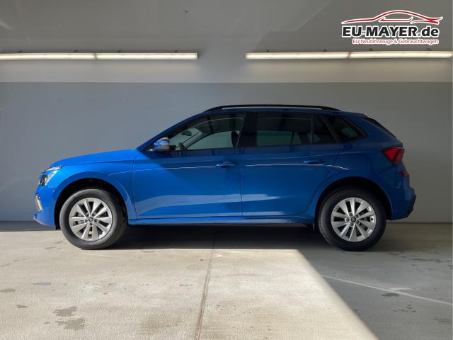 Skoda / KAMIQ / Blau / / / 115PS DSG Matrix+AHK+Kamera+PDC vor+hi+Kessy+Sitzheizung+GVL