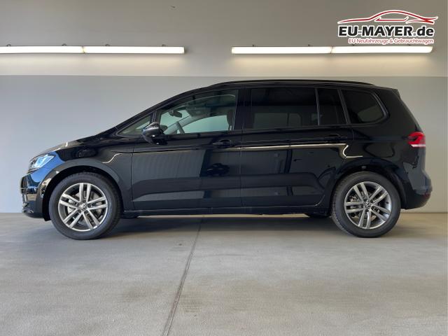 Volkswagen / Touran / Schwarz / / / 150PS 7Si+IQ.Light+TrailerAss+Cam+Navi+Kamera+Alarm+Kessy+App-Connect