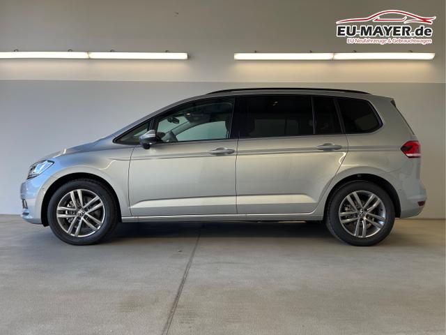 Volkswagen / Touran / Silber / / / 150PS 7Si+IQ.Light+TrailerAss+Cam+Navi+Kamera+Alarm+Kessy+App-Connect