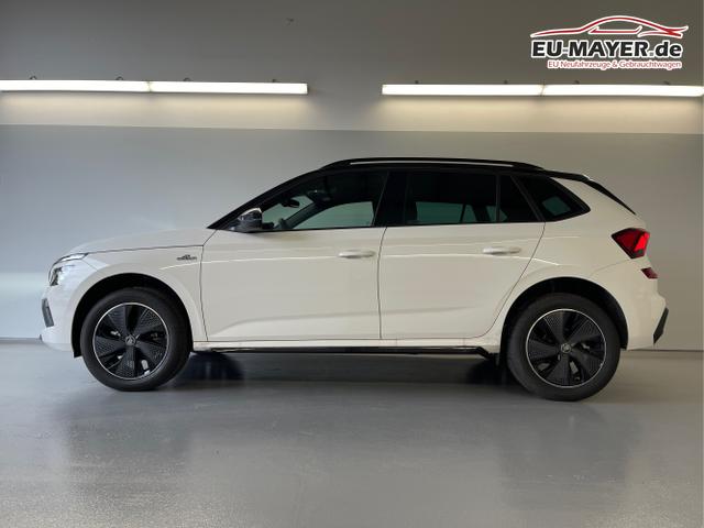 Skoda / KAMIQ / Wei&szlig; / / / 115PS DSG AHK+Navi+Matrix+GV5+Pano+Kessy+Kamera+Alu17+Sitzheiz