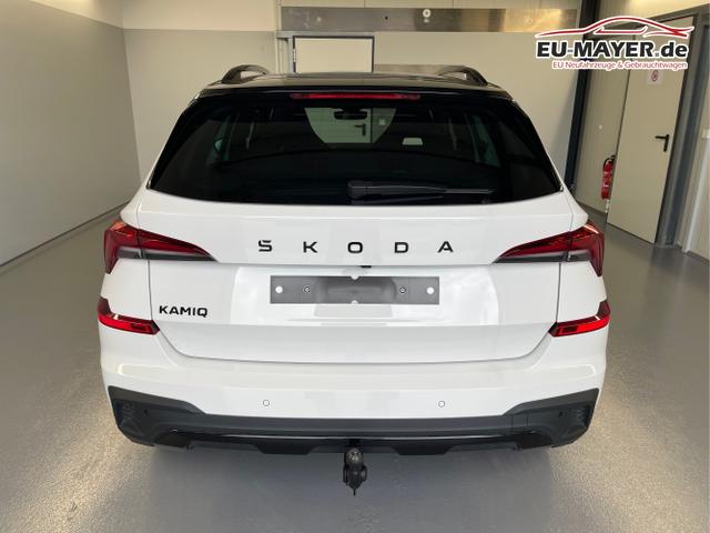 Skoda / KAMIQ / Wei&szlig; / / / 115PS DSG AHK+Navi+Matrix+GV5+Pano+Kessy+Kamera+Alu17+Sitzheiz