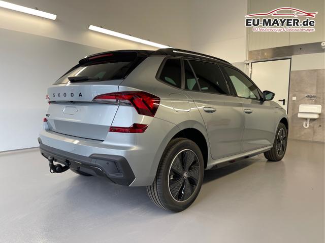 Skoda / KAMIQ / Silber / / / 115PS DSG AHK+Navi+Matrix+GV5+Pano+Kessy+Kamera+Alu17+Sitzheiz