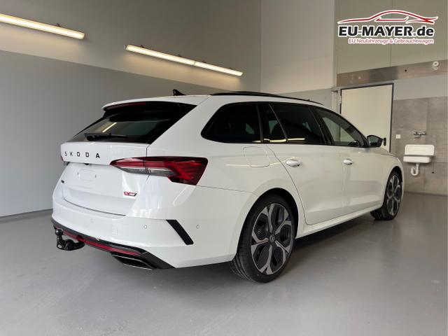 Skoda / Octavia Combi / Wei&szlig; / / / 265PS DSG HUD+Pano+360&deg;+DCC+AHK+CANTON+Matrix+Alu19+eHeck+GV4