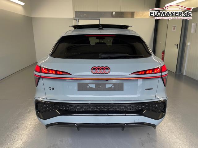 Audi / Q3 Sportback / Grau / / / TFSI 265 PS quattro S line Pano+TechPro+Matrix+AHK+HUD+Alu20+KlimaPlus+DCC+SONOS