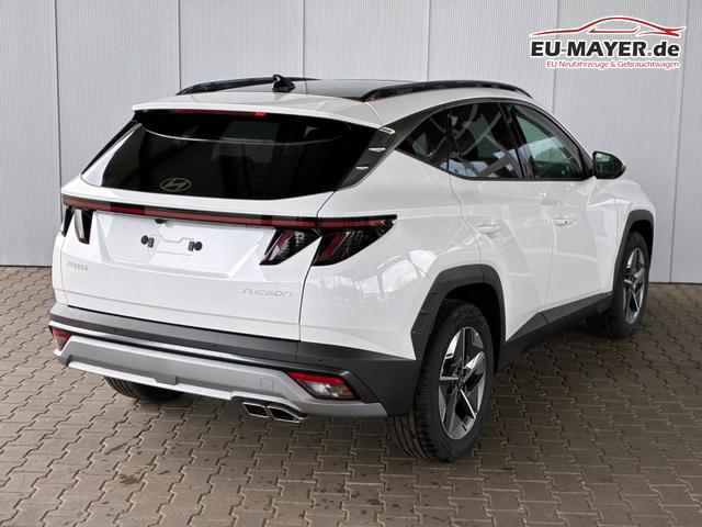 Hyundai TUCSON E-Motion 1.6 T-GDI 2WD 48V DCT / Panoramadach ACC Sitz + Lenkradheizung LED Navi PDC V&H Kamera Alu 18" 