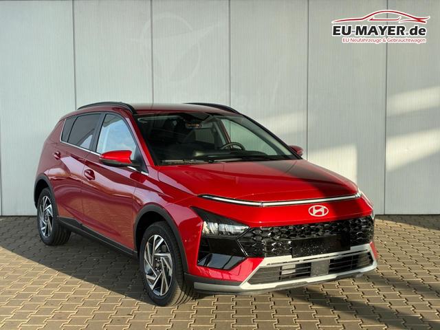 Hyundai BAYON Premium 1.0 T-GDI 100 PS 48V 7DCT / Keyless ACC Soundsystem BOSE Sitz + Lenkradheizung LED Navi PDC V&H Kamera Totwinkel Alu 16" 