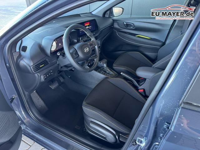 Hyundai i20 Style 1.0 T-GDI BLACK LINE / Navi Fernlichtassistent Spurhalteassistent ACC Kamera Sitz + Lenkradheizung LED Alu 16" 