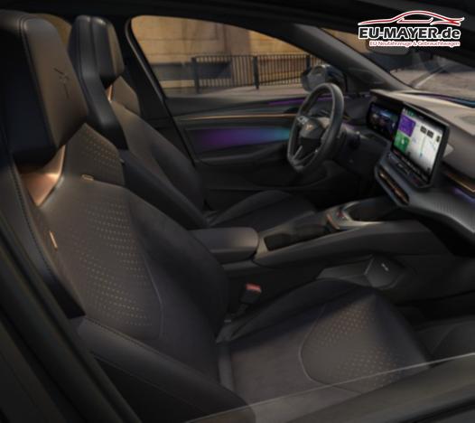 Cupra Raval Endurance Vollelektrisch 166 kW (226 PS) Sportschalensitze in ECO-Leder, Winterpaket, Light & Sound Sennheiser, LED MATRIX, AHK, Paket Rebel, Felgen gegen Mehrpreis, 