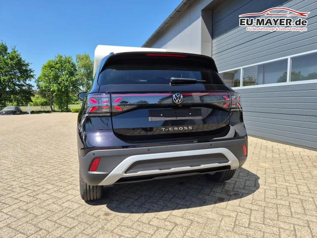 Volkswagen T-Cross 1.0 TSI 116PS DSG Life LED-Matrix-Scheinwerfer Klimaautomatik Sitzheizung PDC R&uuml;ckf.Kamera 17-LM abged.Scheiben 2xKeyless DAB+ Bluetooth Touchscreen Apple CarPlay Android Auto 