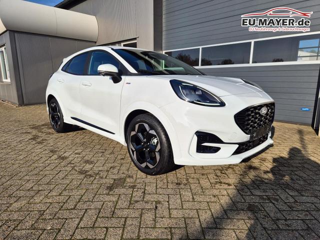 Ford Puma ST-Line X 1.0 EcoBoost Hybrid 125PS Automatik NEUES MODELL 360&deg;Kamera AbstandsTempomat el.Heckklappe Premium Leder (Sensico) B+O-Sound Klimaautomatik Sitzheizung Lenkradheizung Frontscheibe beheizb. Ford-Navi SYNC4 Bluetooth Apple CarPlay Android A 