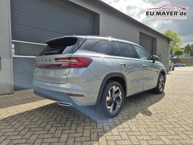 Skoda Kodiaq Sportline 1.5 TSI 204PS PHEV DSG schwenkb. AHK elektr. PanoDach HUD Alcantara PDC v+h 360&deg;Kamera CANTON Sound Klimaautomatik Sitzheizung Lenkradheizung Navi Apple CarPlay Android Auto 2xKeyless 19"LM vollelektr. Reichweite 116KM 