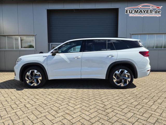Skoda Kodiaq Sportline 1.5 TSI 204PS PHEV DSG schwenkb. AHK elektr. PanoDach HUD Alcantara PDC v+h 360&deg;Kamera CANTON Sound Klimaautomatik Sitzheizung Lenkradheizung Navi Apple CarPlay Android Auto 2xKeyless 19"LM vollelektr. Reichweite 116KM 