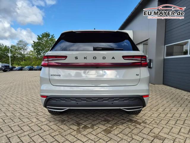 Skoda Kodiaq Sportline 1.5 TSI 204PS PHEV DSG schwenkb. AHK elektr. PanoDach HUD Alcantara PDC v+h 360&deg;Kamera CANTON Sound Klimaautomatik Sitzheizung Lenkradheizung Navi Apple CarPlay Android Auto 2xKeyless 19"LM vollelektr. Reichweite 116KM 