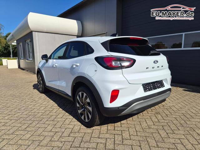 Ford Puma Titanium 1.0 Hybrid 125PS Autom. abnehm. AHK ACC 4xKamera Klimaautomatik Sitzheizung Lenkradheizung Frontscheibe beheizb. LED-Scheinwerfer SYNC4 Bluetooth Apple CarPlay Android Auto PDC v+h 