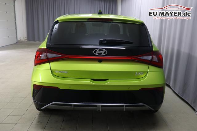 i20 (BC3) Trend Line 1.0 T-GDi 74kW Lucid Lime Metallic Sitzpolsterung in Stoff Schwarz PA4 Infotainment-Paket