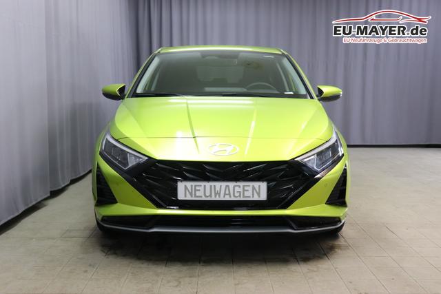 i20 (BC3) Trend Line 1.0 T-GDi 74kW Lucid Lime Metallic Sitzpolsterung in Stoff Schwarz PA4 Infotainment-Paket