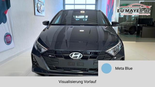 i20 Meta Blue Vorlauf, Beispielbilder, ggf. teilweise mit Sonderausstattung