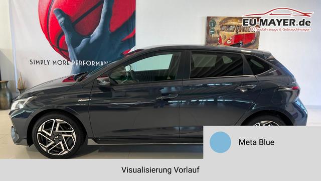 i20 Meta Blue Vorlauf, Beispielbilder, ggf. teilweise mit Sonderausstattung