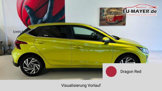 i20 Go Plus Dragon Red Vorlauf, Beispielbilder, ggf. teilweise mit Sonderausstattung