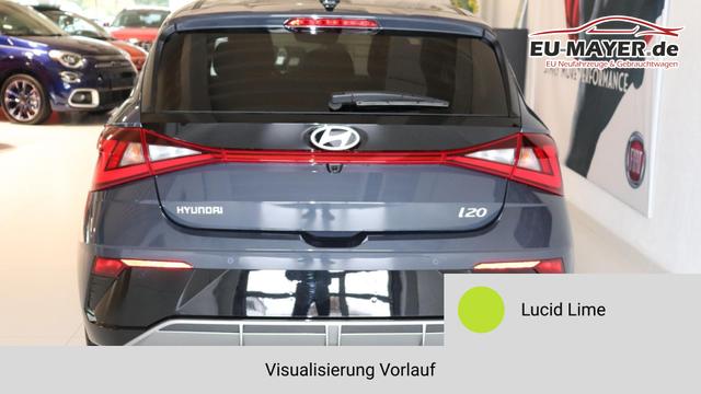i20 GO Plus Lucid Lime Vorlauf, Beispielbilder, ggf. teilweise mit Sonderausstattung