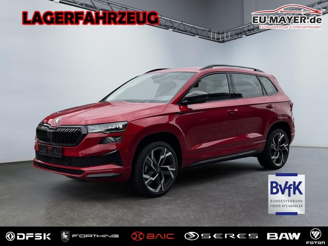 Skoda Karoq - 1,5 TSI DSG Sportline 2ZKlimaautomatik Canton Anh&auml;ngerkupplung Totewinkel Assistent 2 x Einparkhilfe Kamera 19 Zoll Felgen adaptiver Tempomat 5J Garantie