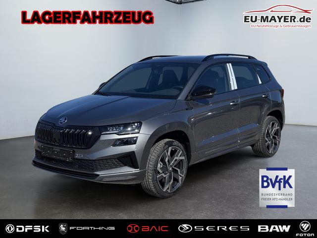 Skoda Karoq - Sportline 1,5 TSI DSG 2ZKlimaautomatik Canton Anh&auml;ngerkupplung Totewinkel Assistent 2 x Einparkhilfe Kamera 19 Zoll Felgen adaptiver Tempomat 5J Garantie