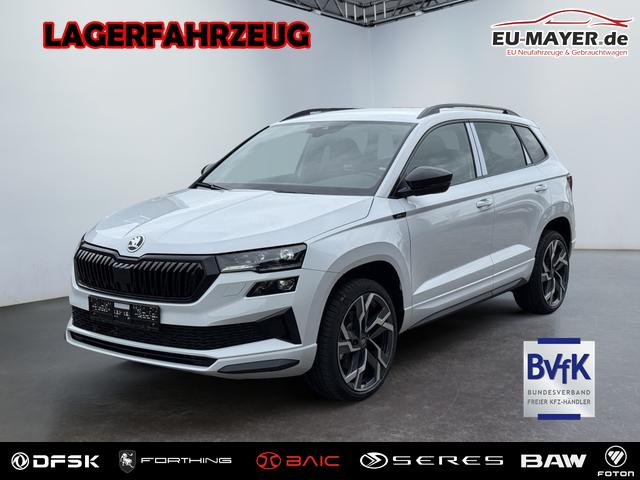 Skoda Karoq - Sportline 1,5 TSI DSG 2ZKlimaautomatik Canton Anh&auml;ngerkupplung Totewinkel Assistent 2 x Einparkhilfe Kamera 19 Zoll Felgen adaptiver Tempomat 5J Garantie