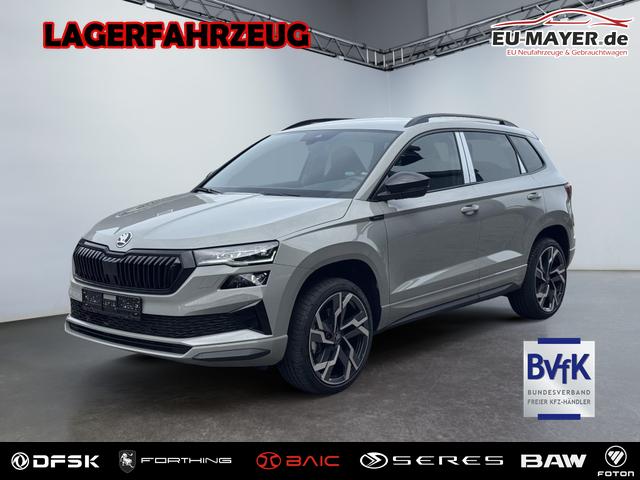 Skoda Karoq - Sportline 1,5 TSI DSG 2ZKlimaautomatik Canton Anh&auml;ngerkupplung Totewinkel Assistent 2 x Einparkhilfe Kamera 19 Zoll Felgen adaptiver Tempomat 5J Garantie