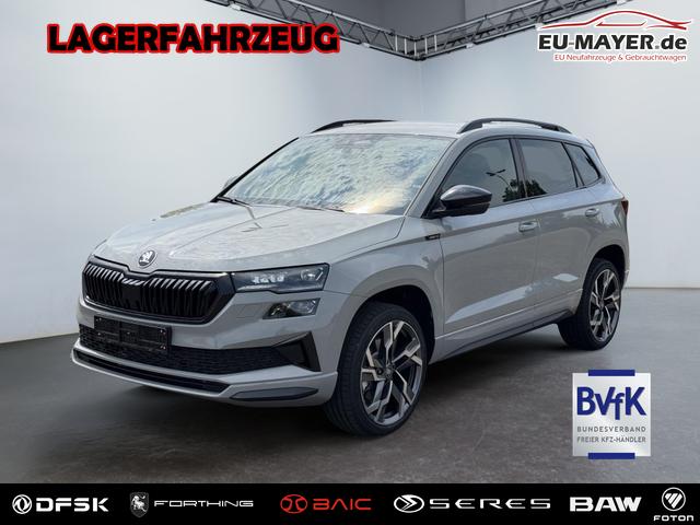 Skoda Karoq - Sportline 1,5 TSI DSG 2ZKlimaautomatik Canton Anh&auml;ngerkupplung Totewinkel Assistent 2 x Einparkhilfe Kamera 19 Zoll Felgen adaptiver Tempomat 5J Garantie