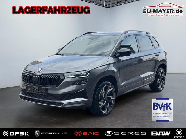 Skoda Karoq - Sportline 1,5 TSI DSG 2ZKlimaautomatik Canton Anh&auml;ngerkupplung Totewinkel Assistent 2 x Einparkhilfe Kamera 19 Zoll Felgen adaptiver Tempomat 5J Garantie