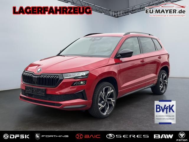 Skoda Karoq - Sportline 1,5 TSI DSG 2ZKlimaautomatik Canton Anh&auml;ngerkupplung Totewinkel Assistent 2 x Einparkhilfe Kamera 19 Zoll Felgen adaptiver Tempomat 5J Garantie