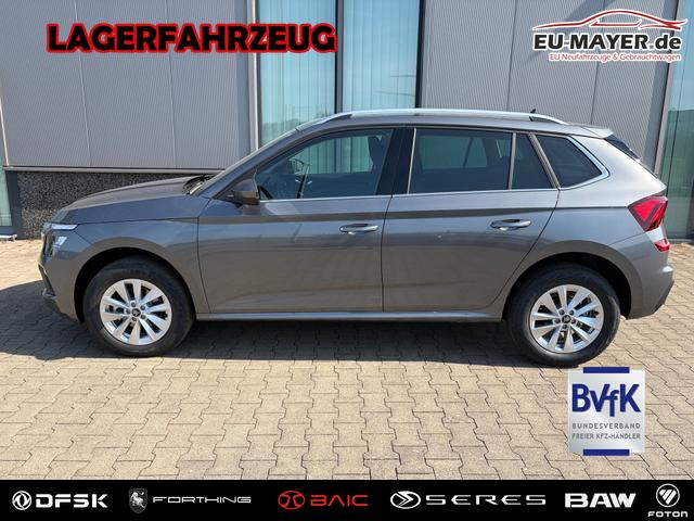 Skoda Kamiq - Selection 1.0 TSI 115PS DSG/AUTOMATIK, 5J GARANTIE, Grau-METALLIC, ELE. HECKKLAPPE, ANH&Auml;NGERKUPPLUNG, BEH. FRONTSCHEIBE, Sitzheizung, Lenkradheizung, Ladeboden, ACC, SIDE Assist, Virtual Cockpit 10", Parksensoren v/h, Kamera, KESSY, Privacy, 16" Alu, Climatronic