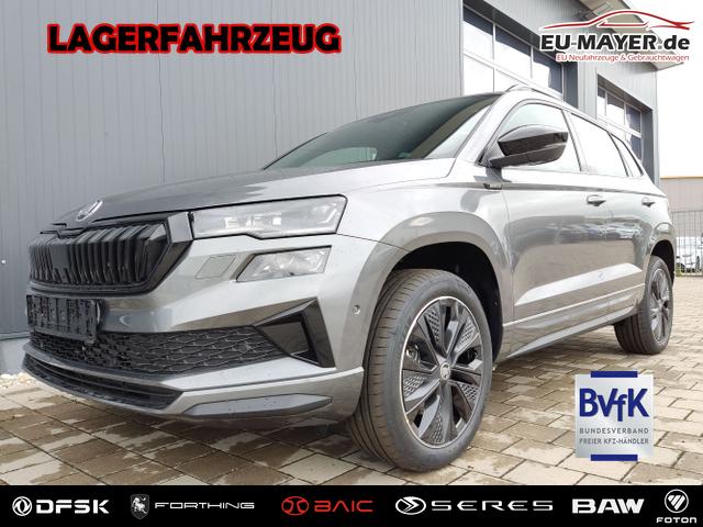 Skoda Karoq - Sportline 2,0 TDI 4x4 150 PS DSG Navi-4x Sitzheizung-Canton Sound-Anh&auml;ngerkupplung-LED-Matrix-AppleCarPlay-Android-Auto-ACC-Kessy-2-Zonen-Klimaautomatik-18''Alu-Sofort