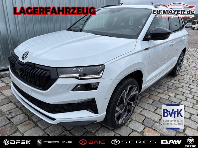 Skoda Karoq - Sportline 1,5 TSI 150 PS DSG -5 Jahre Garantie-Navi-4x Sitzheizung-Canton Sound-Anh&auml;ngerkupplung-LED-Matrix-AppleCarPlay-Android-Auto-ACC-Kessy-2-Zonen-Klimaautomatik-19''Alu-Sofort