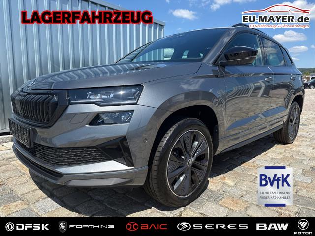 Skoda Karoq - Sportline 1,5 TSI 150 PS DSG -5 Jahre Garantie-Navi-4x Sitzheizung-Canton Sound-Anh&auml;ngerkupplung-LED-Matrix-AppleCarPlay-Android-Auto-ACC-Kessy-2-Zonen-Klimaautomatik-18''Alu-Sofort