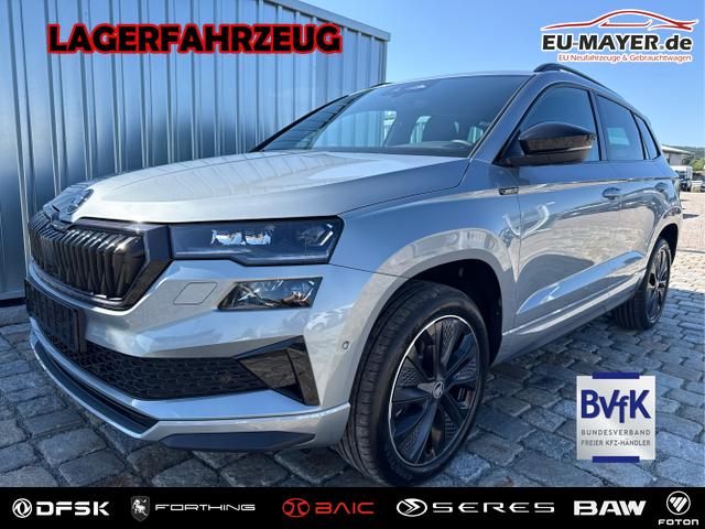 Skoda Karoq - Sportline 1,5 TSI 150 PS DSG -5 Jahre Garantie-Navi-4x Sitzheizung-Canton Sound-Anh&auml;ngerkupplung-LED-Matrix-AppleCarPlay-Android-Auto-ACC-Kessy-2-Zonen-Klimaautomatik-18''Alu-Sofort