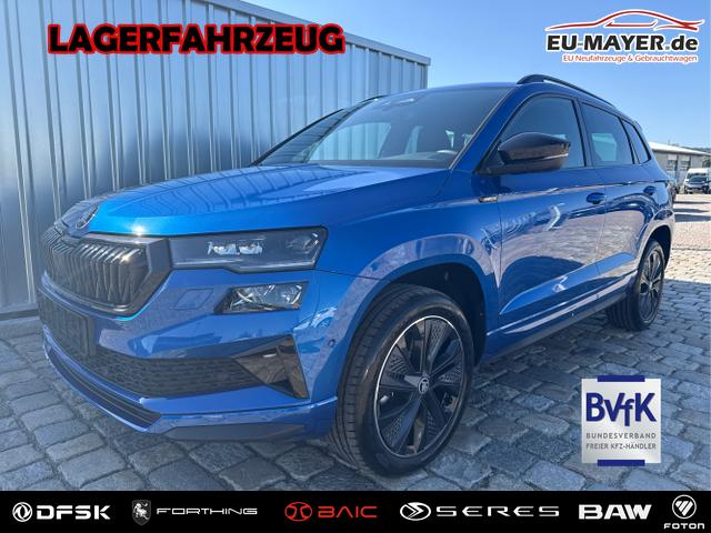 Skoda Karoq - Sportline 1,5 TSI 150 PS DSG -5 Jahre Garantie-Navi-4x Sitzheizung-Canton Sound-Anh&auml;ngerkupplung-LED-Matrix-AppleCarPlay-Android-Auto-ACC-Kessy-2-Zonen-Klimaautomatik-18''Alu-Sofort